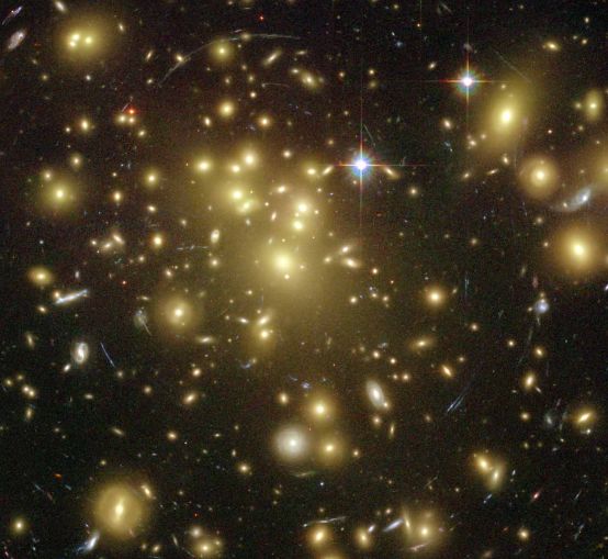 Galaxy Cluster Abell 1689 Warps Space