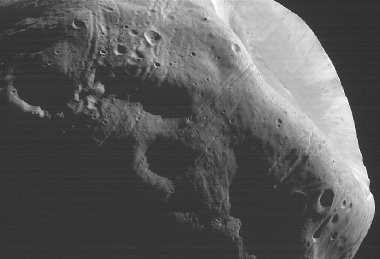 Dust Hip Deep on Phobos