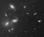 Необычное скопление галактик