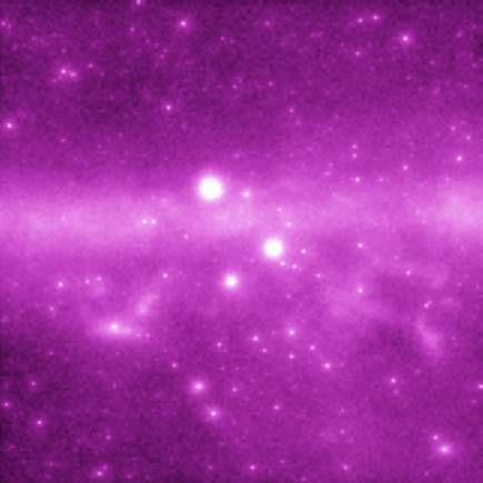 GLAST Gamma Ray Sky Simulation