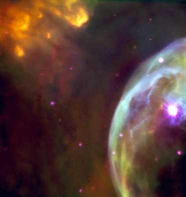 Close Up of the Bubble Nebula