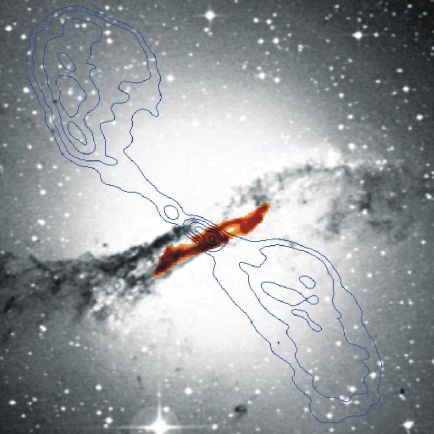 Кентавр A: галактика со сложной внутренней структурой