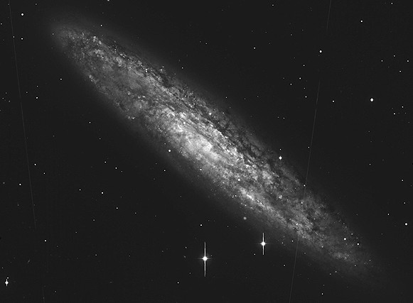 Спиральная галактика NGC 253