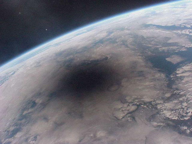 Looking Back on an Eclipsed Earth