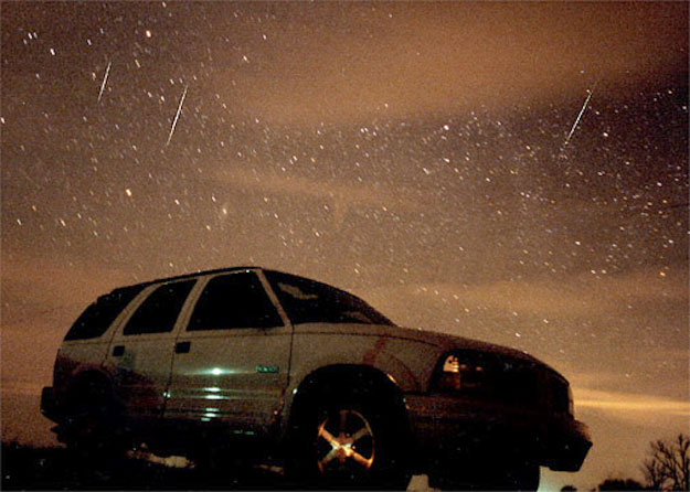Leonids from the Road
