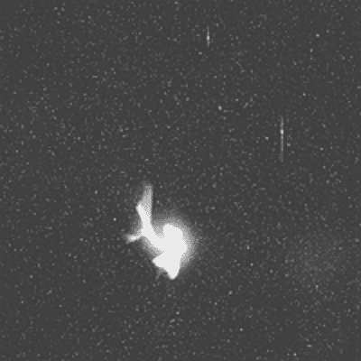 Vzryv meteora iz potoka Leonid