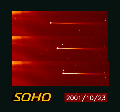 Kometa SOHO 367, carapayushaya Solnce