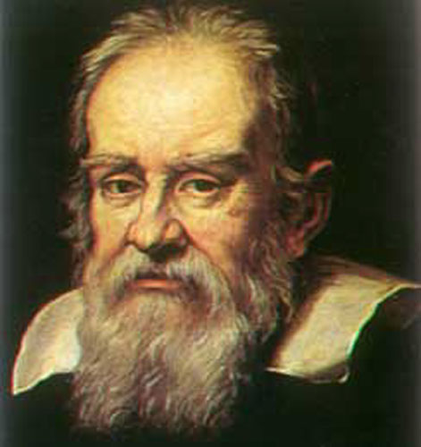 Galilei demonstriruet teleskop