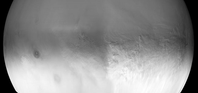 A Global Dust Storm on Mars