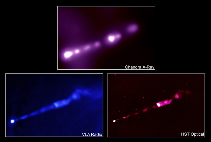 Мощный джет из M87