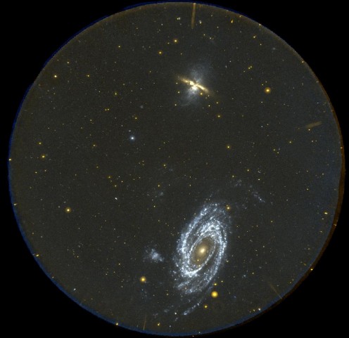 M81 и M82 в поле зрения GALEX