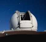 Teleskop Keka pri lunnom svete