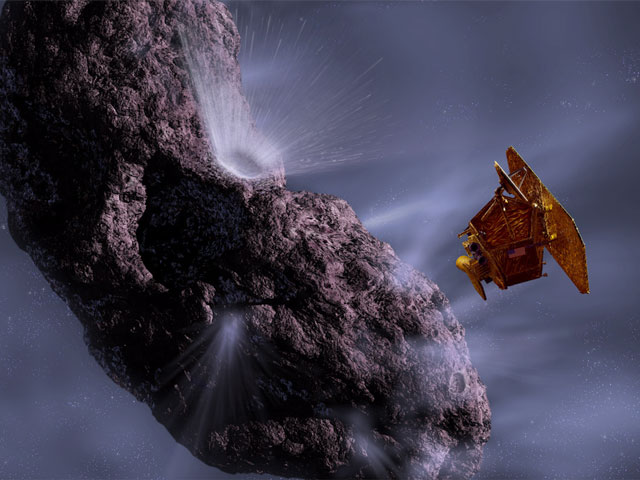 Kosmicheskii apparat Deep Impact letit navstrechu komete