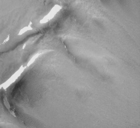 Sledy ot lyzh na Marse