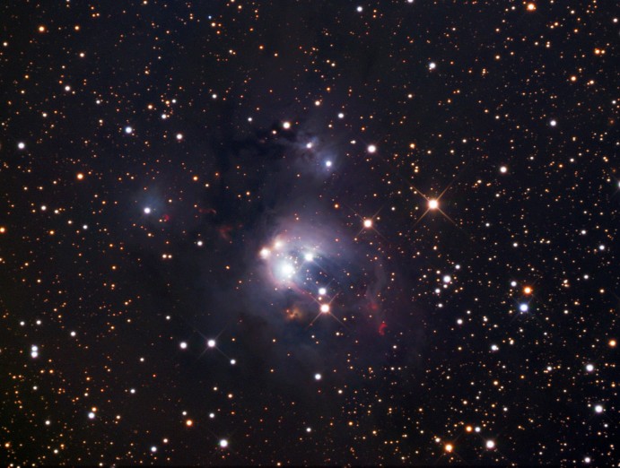 Молодые солнца в NGC 7129