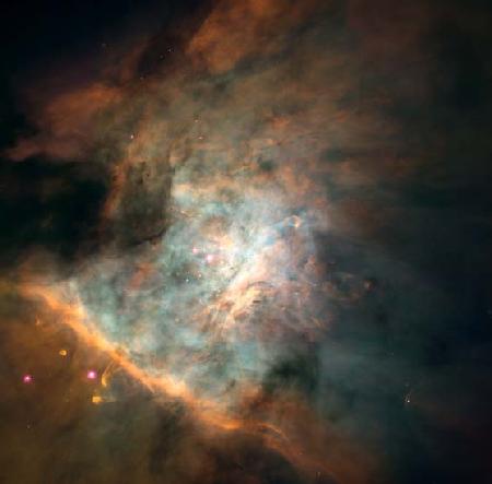 M42: mozaika bol'shoi tumannosti Oriona