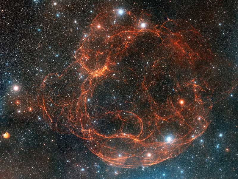 Симеиз 147: остаток сверхновой из Паломарского обзора
