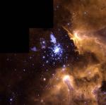 NGC 3603: ot nachala do konca