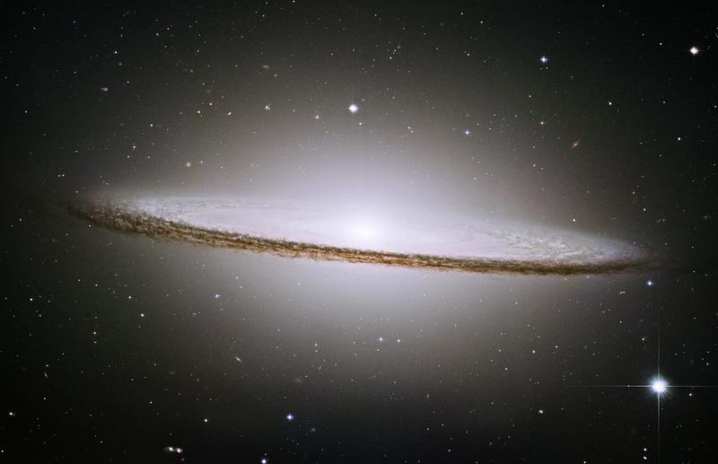 The Sombrero Galaxy from HST