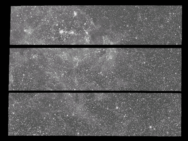 Расширяющееся световое эхо сверхновой 1987A