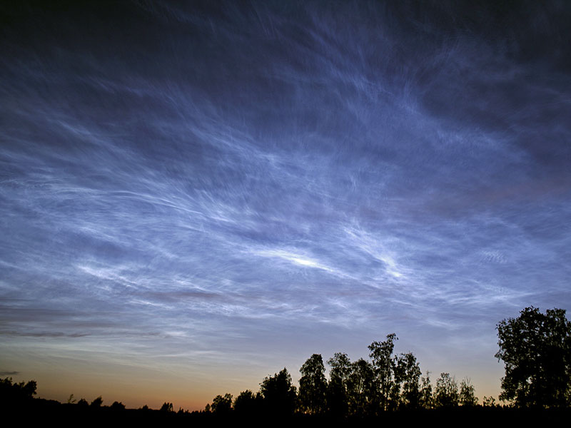 Noctilucent Clouds Over Sweden