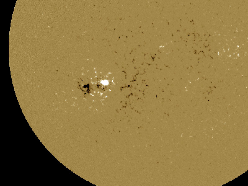 A Backward Sunspot and the New Solar Cycle