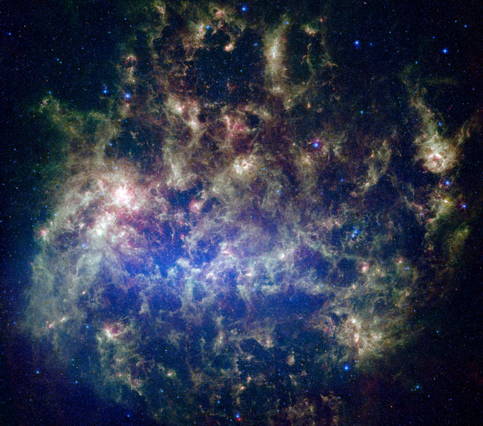 The Large Magellanic Cloud in Infrared