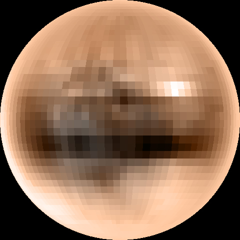 Истинный цвет Плутона