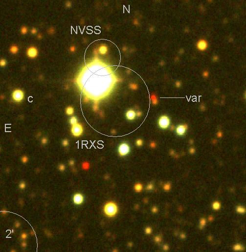 Investigation of a New Mira Star Near an X-Ray Source