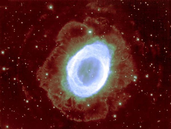 Halos Around the Ring Nebula