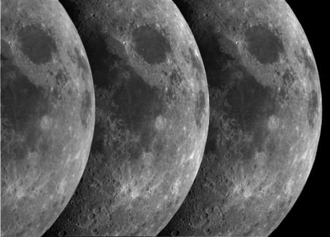 Кассини фотографирует Луну