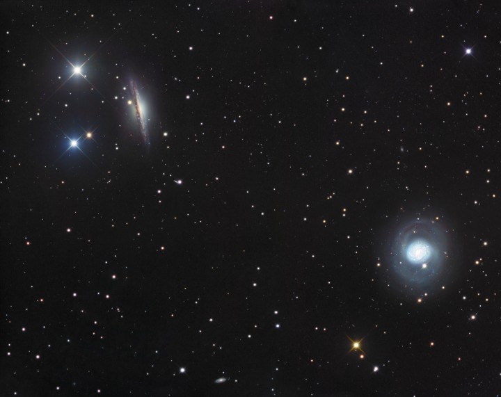 NGC 1055 and M77