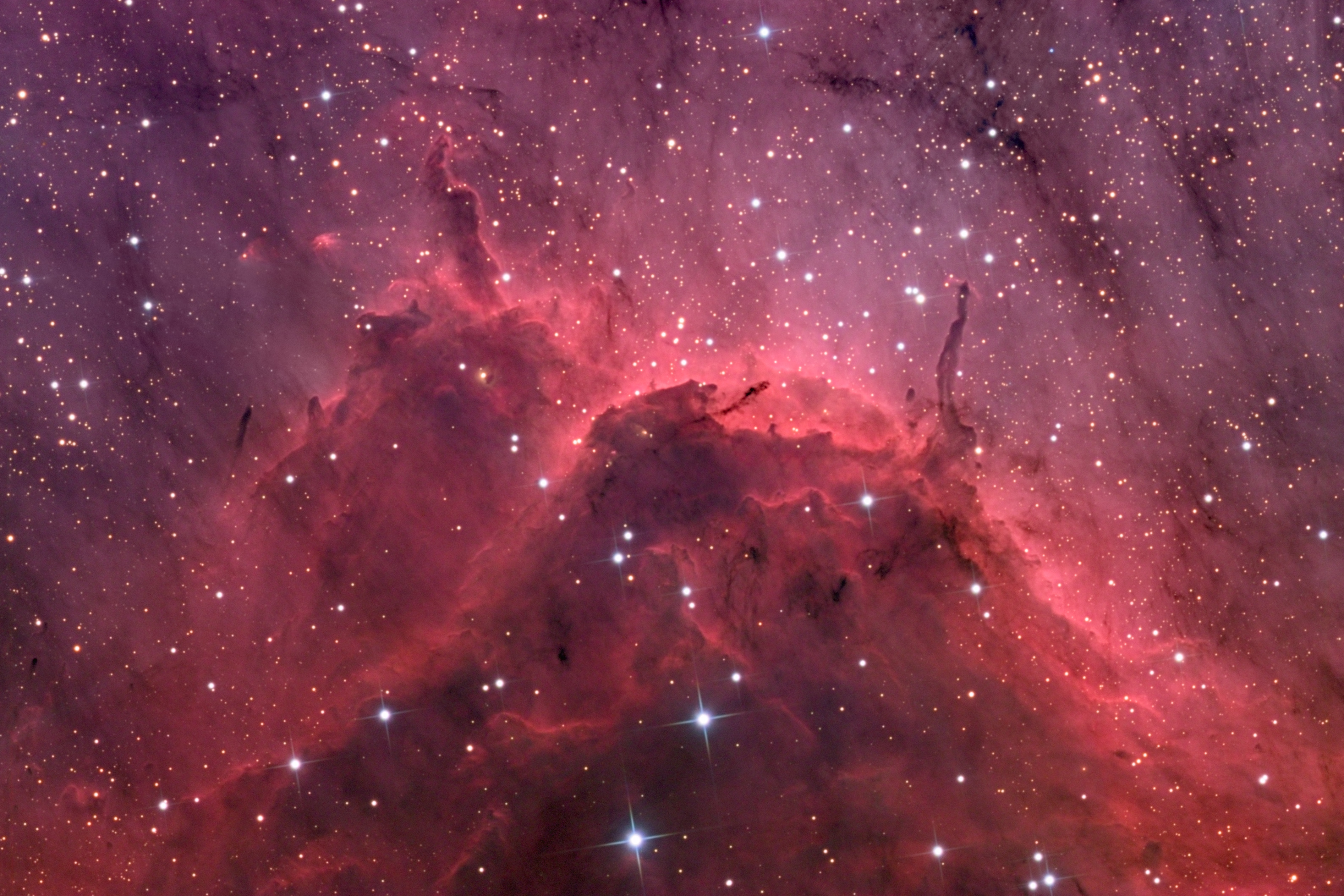 IC 5067: Emission Nebula Close up
