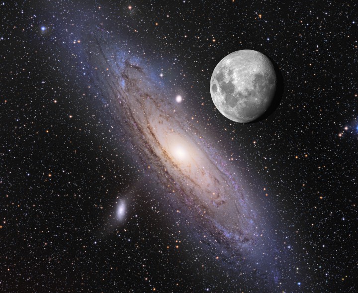 Moon Over Andromeda