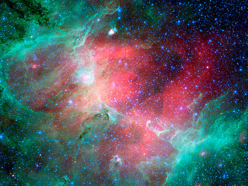 The Eagle Nebula in Infrared