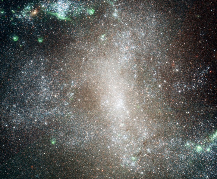 Звездные скопления в NGC 1313