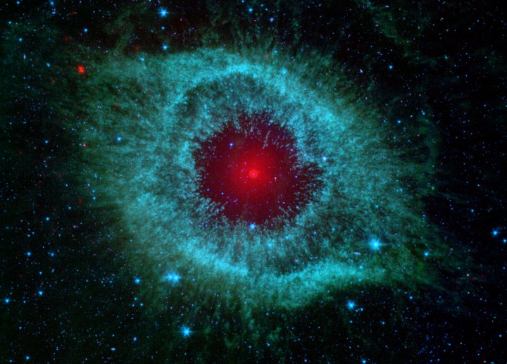 APOD: 2007 February 23- Dust and the Helix Nebula