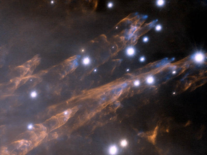 Bullet Pillars in Orion