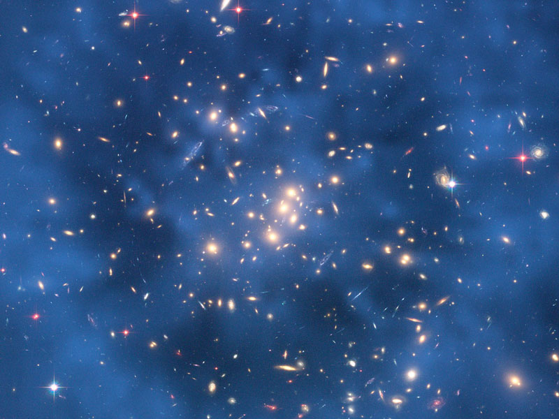 Моделирование кольца из темной материи вокруг скопления галактик CL0024+17