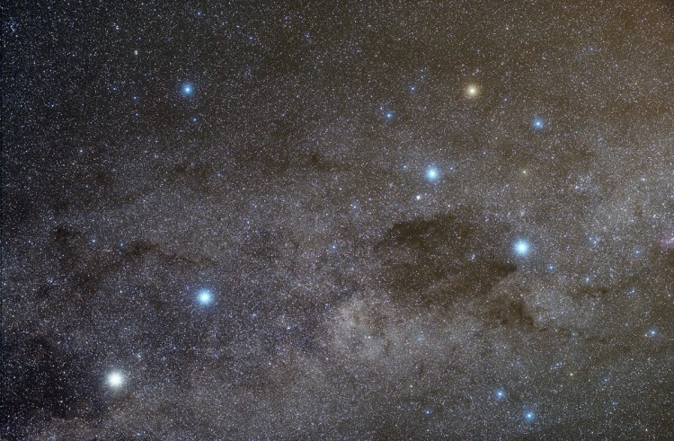 The Milky Way Near the Southern Cross