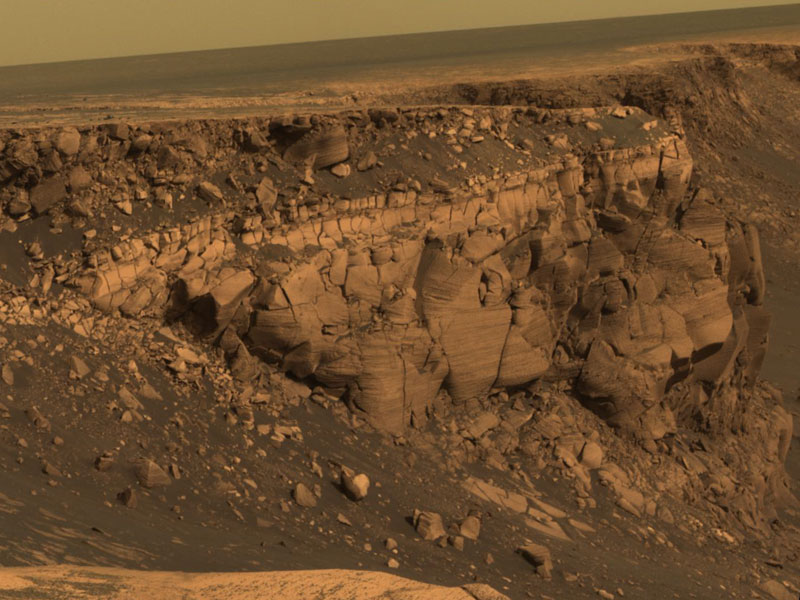 At the Edge of Victoria Crater