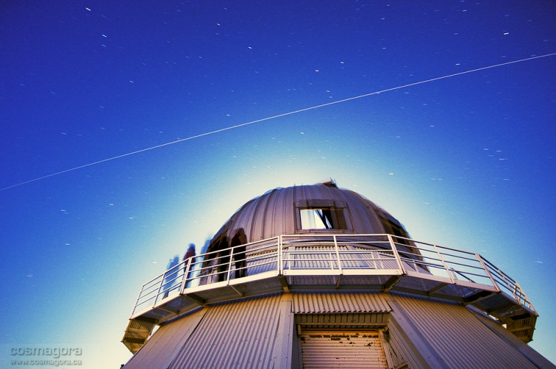 ISS Over Mont Megantic Observatory