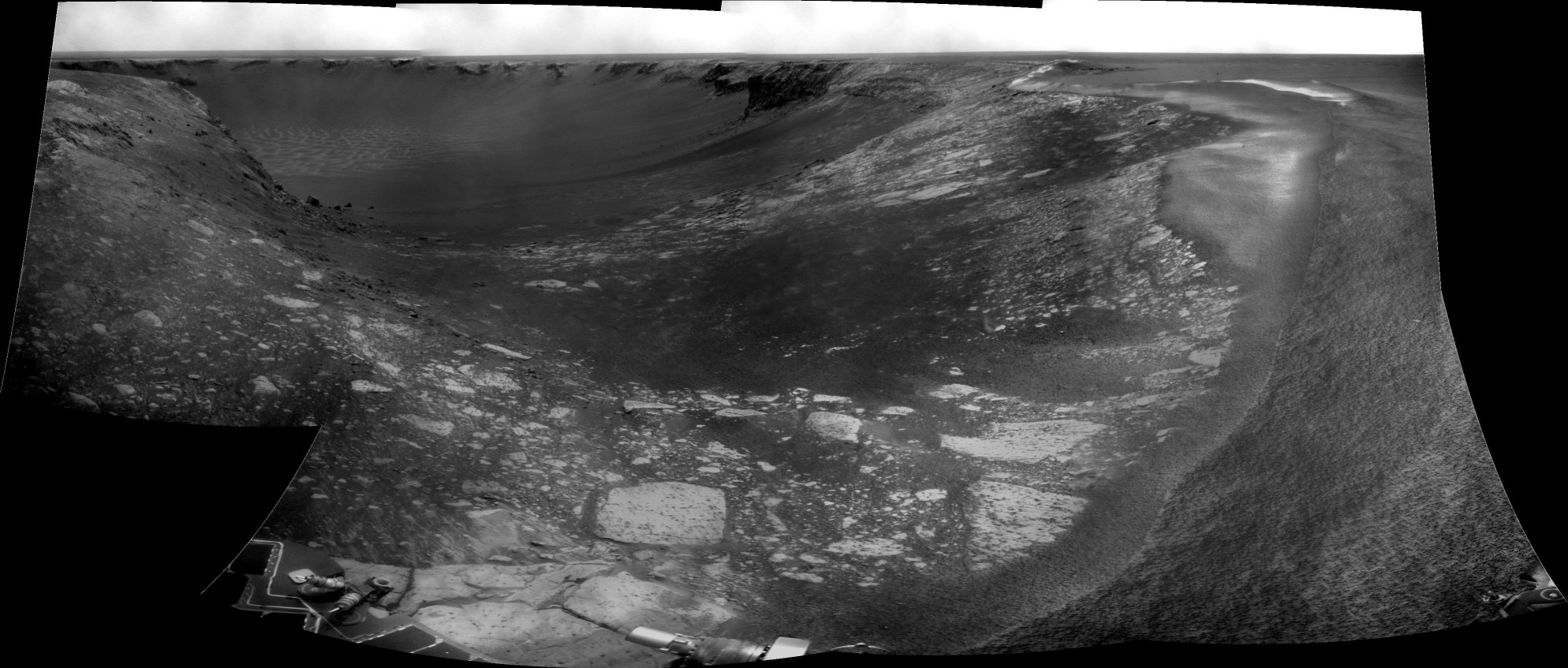 Путь в кратер Виктория на Марсе