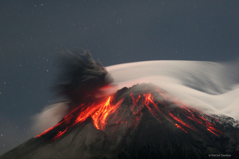 Izverzhenie vulkana Tungurahua