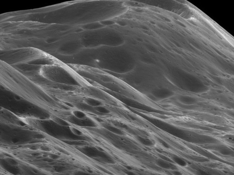 4000 Kilometers Above Saturns Iapetus