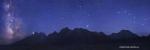Velikolepnoe nebo nad gorami Grand Teton