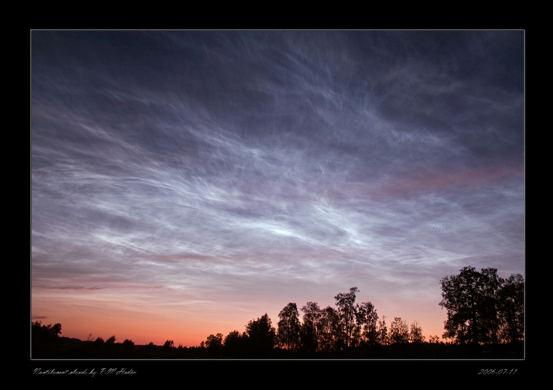 Noctilucent Clouds Over Sweden