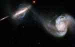 Пекулярная пара галактик Арп 87