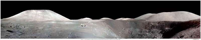 Аполлон-17: панорама кратера Шорти