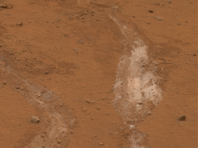 На Марсе обнаружен необычный грунт, богатый двуокисью кремния